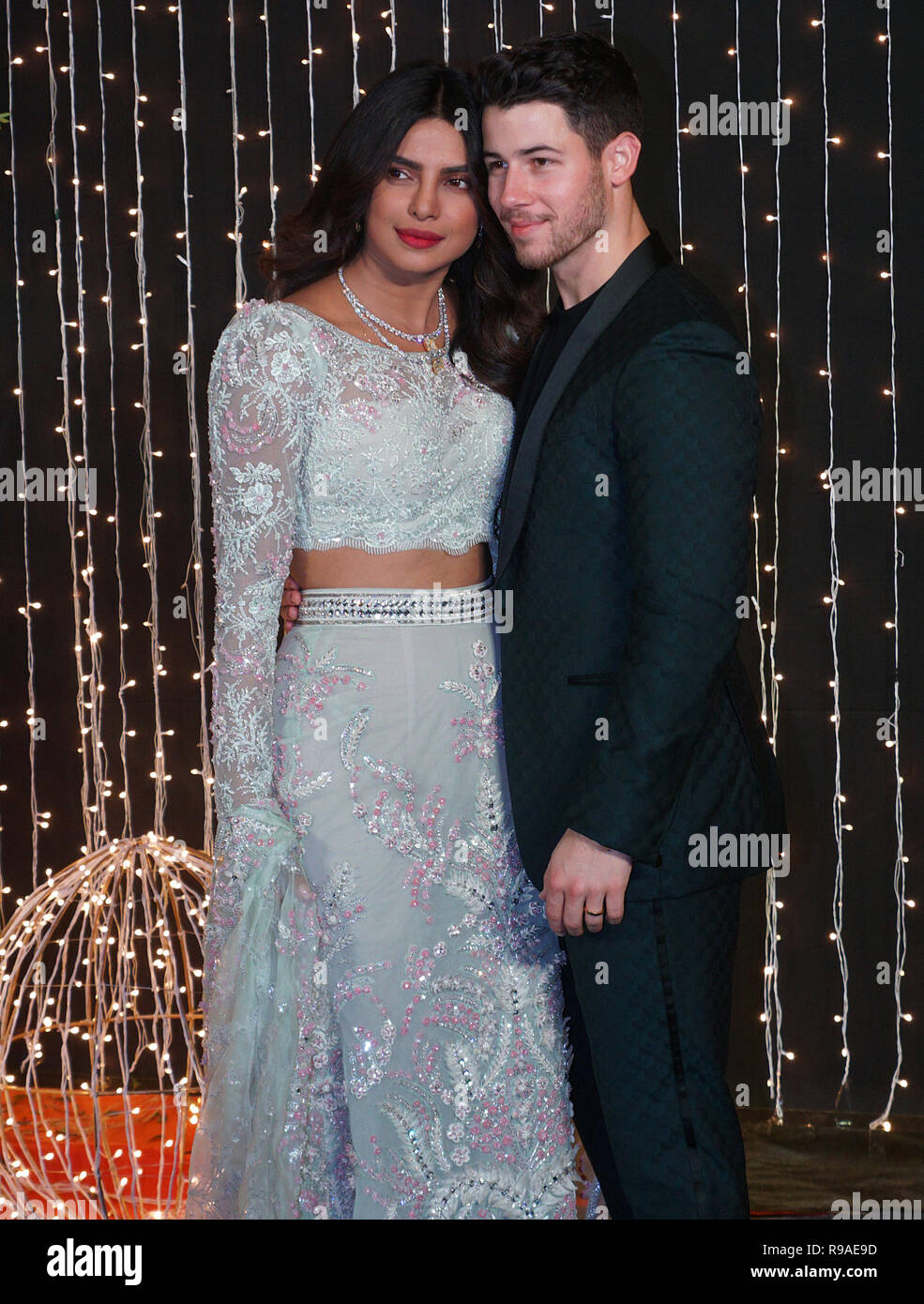 Mumbai, Inde, le 20 mars 21018 L'actrice de Bollywood Priyanka Chopra : musicien et Nick Jonas réception de mariage pour l'industrie du film de Bollywood à Mumbai, Inde, le Mercredi, Mai 20, 2018. photo par Prodip Guha Banque D'Images