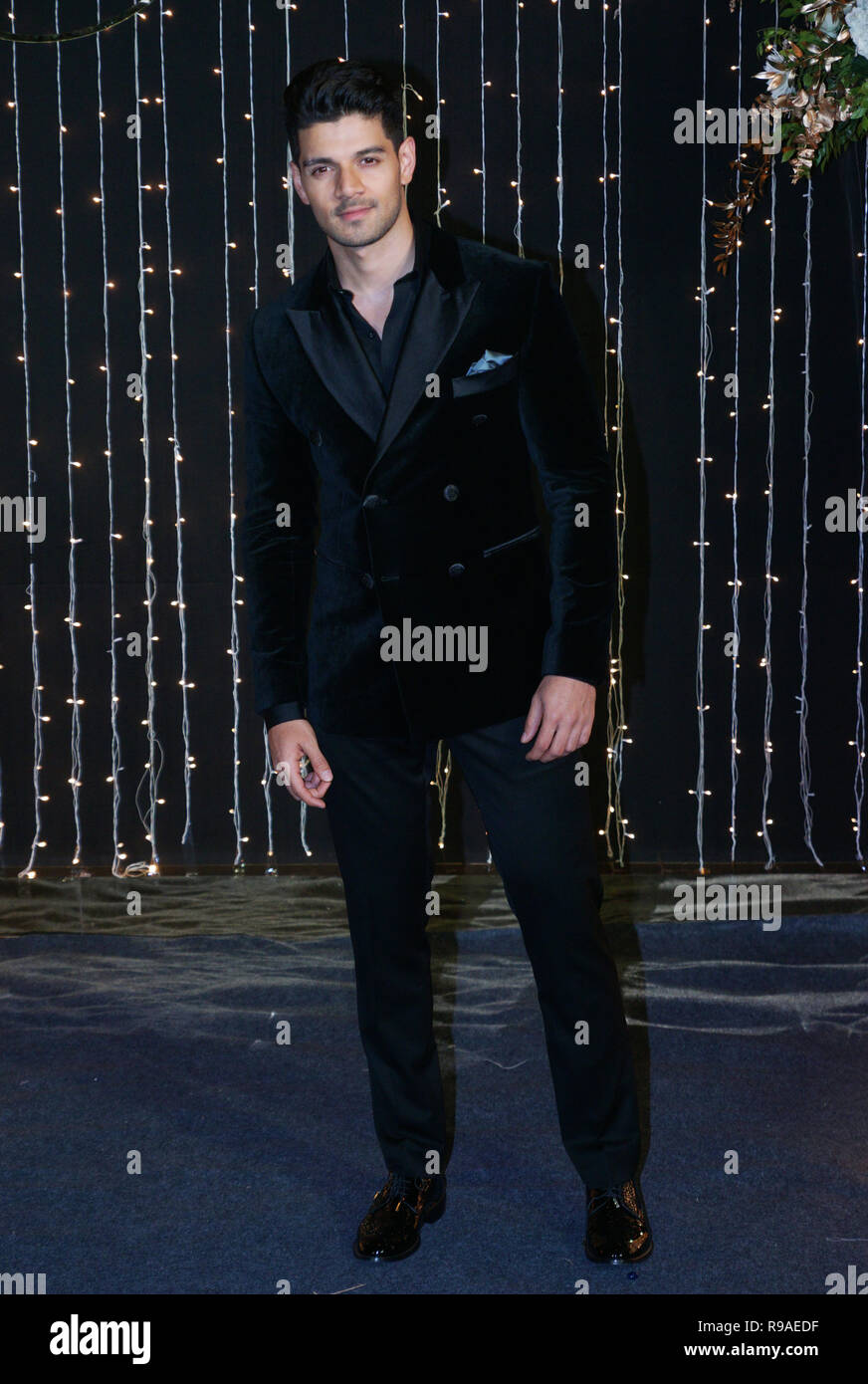 Mumbai, Inde, 20 dec 21018:Sooraj panchali actrice de Bollywood à Priyanka Chopra et musicien Nick Jonas réception de mariage pour l'industrie du film de Bollywood à Mumbai, Inde, le Mercredi, Mai 20, 2018. photo par Prodip Guha Banque D'Images