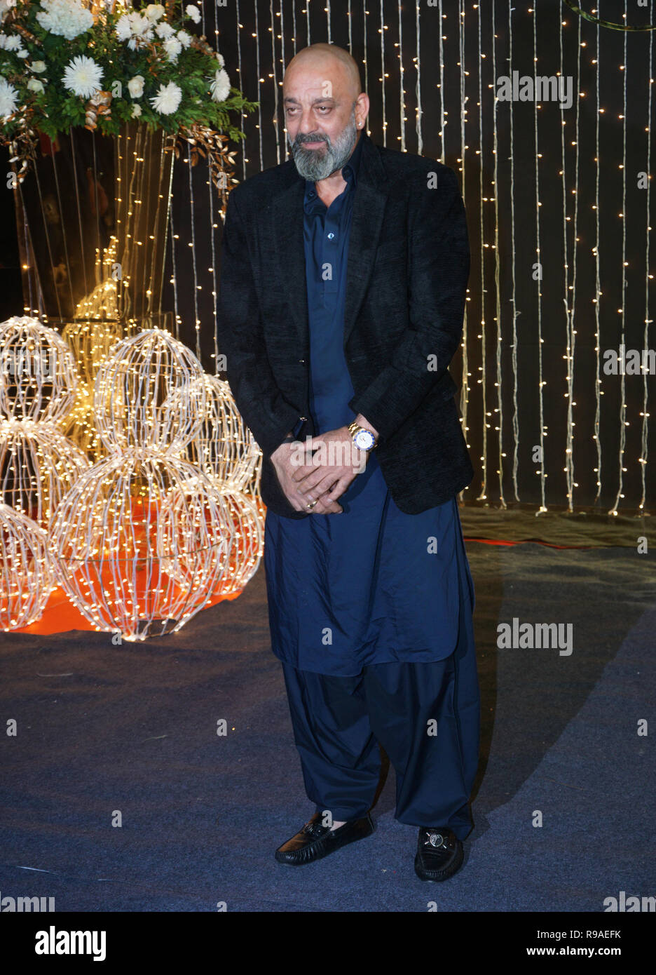 Mumbai, Inde, le 20 mars 21018 : Sanjay dutt actrice de Bollywood Priyanka Chopra au musicien et Nick Jonas réception de mariage pour l'industrie du film de Bollywood à Mumbai, Inde, le Mercredi, Mai 20, 2018. photo par Prodip Guha Banque D'Images