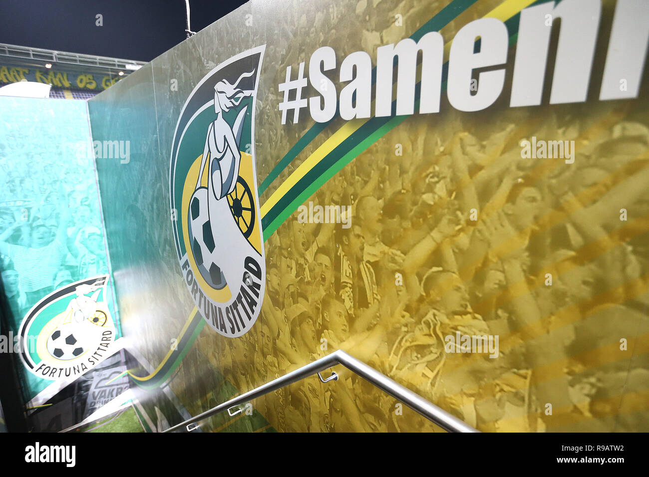 Berlin, Allemagne, 22-12-2018, football, Fortuna Sittard - FC Groningen, l'Eredivisie néerlandaise, Fortuna Sittard Stadium, saison 2018-2019, à l'intérieur du stade Banque D'Images