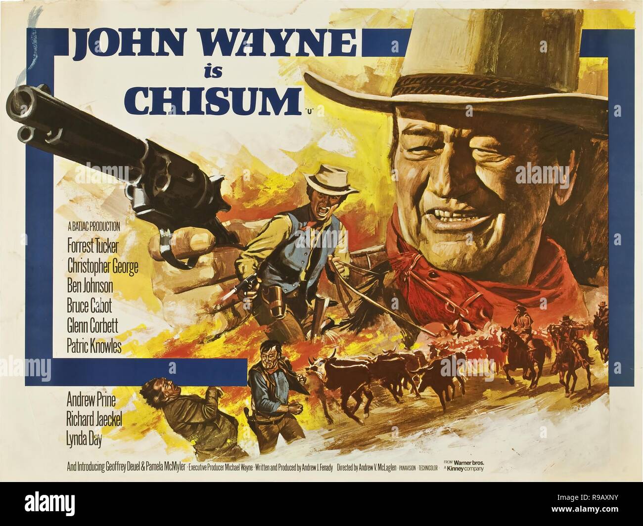Titre original : CHISUM. Titre en anglais : CHISUM. Année : 1970. Directeur : Andrew C. MCLAGLEN. Credit : Warner/BATJAC / Album Banque D'Images