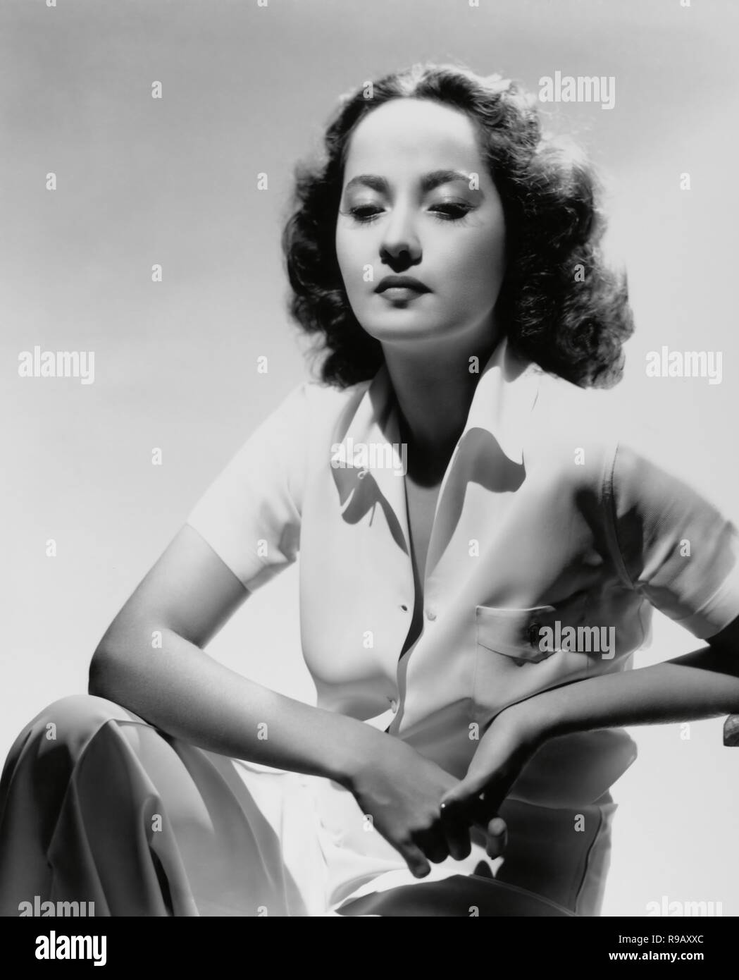 MERLE OBERON. Banque D'Images