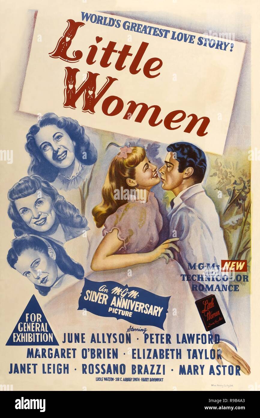 Titre original : peu de femmes. Titre en anglais : peu de femmes. Année : 1949. Directeur : MERVYN LEROY. Credit : M.G.M. / Album Banque D'Images