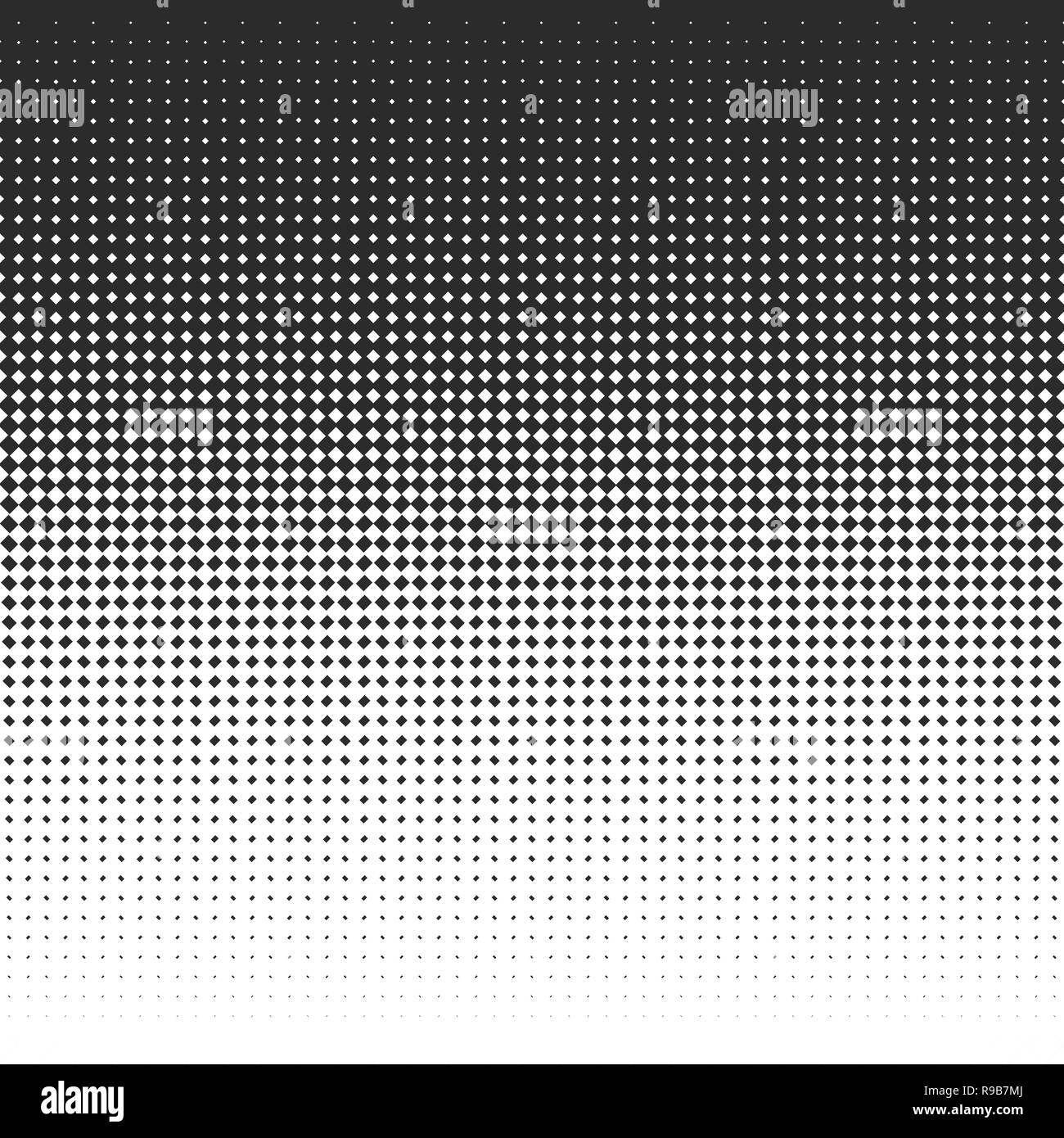 Points noirs sur fond blanc. Vector illustration. Résumé fond avec effet de points de trame. Illustration de Vecteur