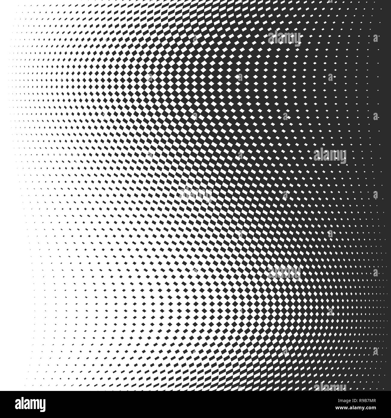 Points noirs sur fond blanc. Vector illustration. Résumé fond avec effet de points de trame. Illustration de Vecteur