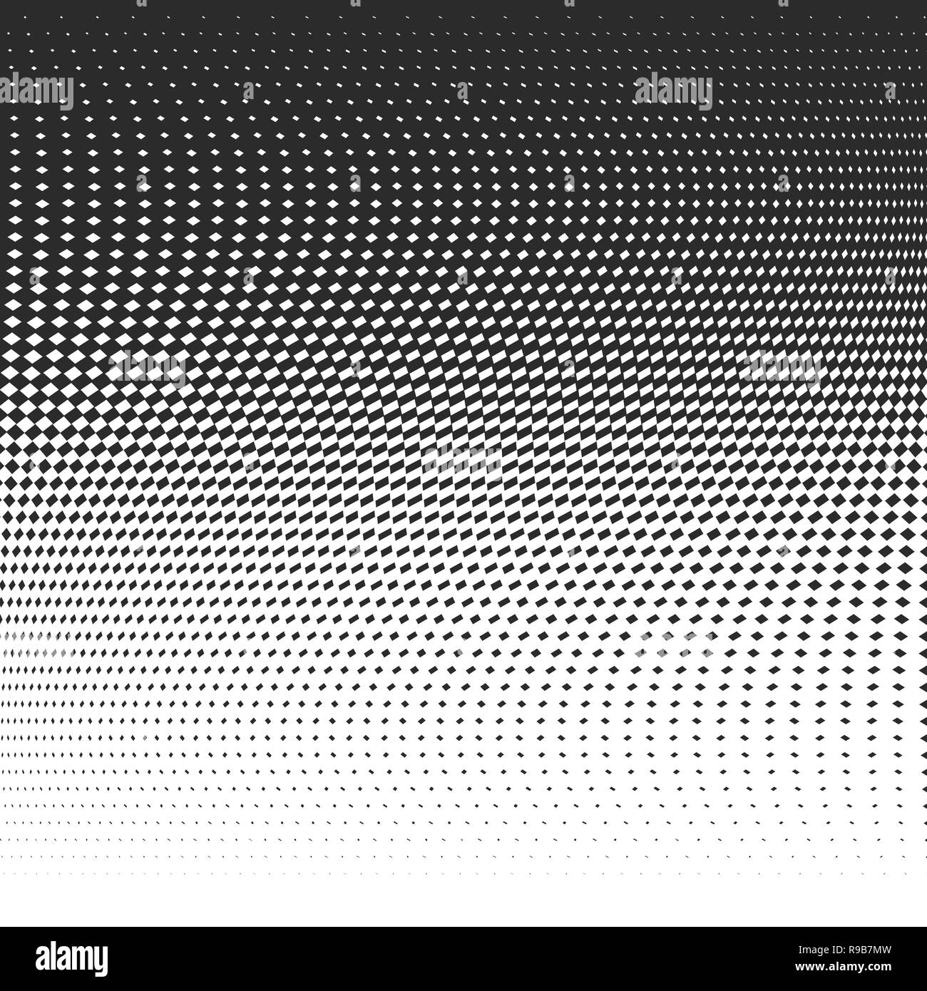 Points noirs sur fond blanc. Vector illustration. Résumé fond avec effet de points de trame. Illustration de Vecteur