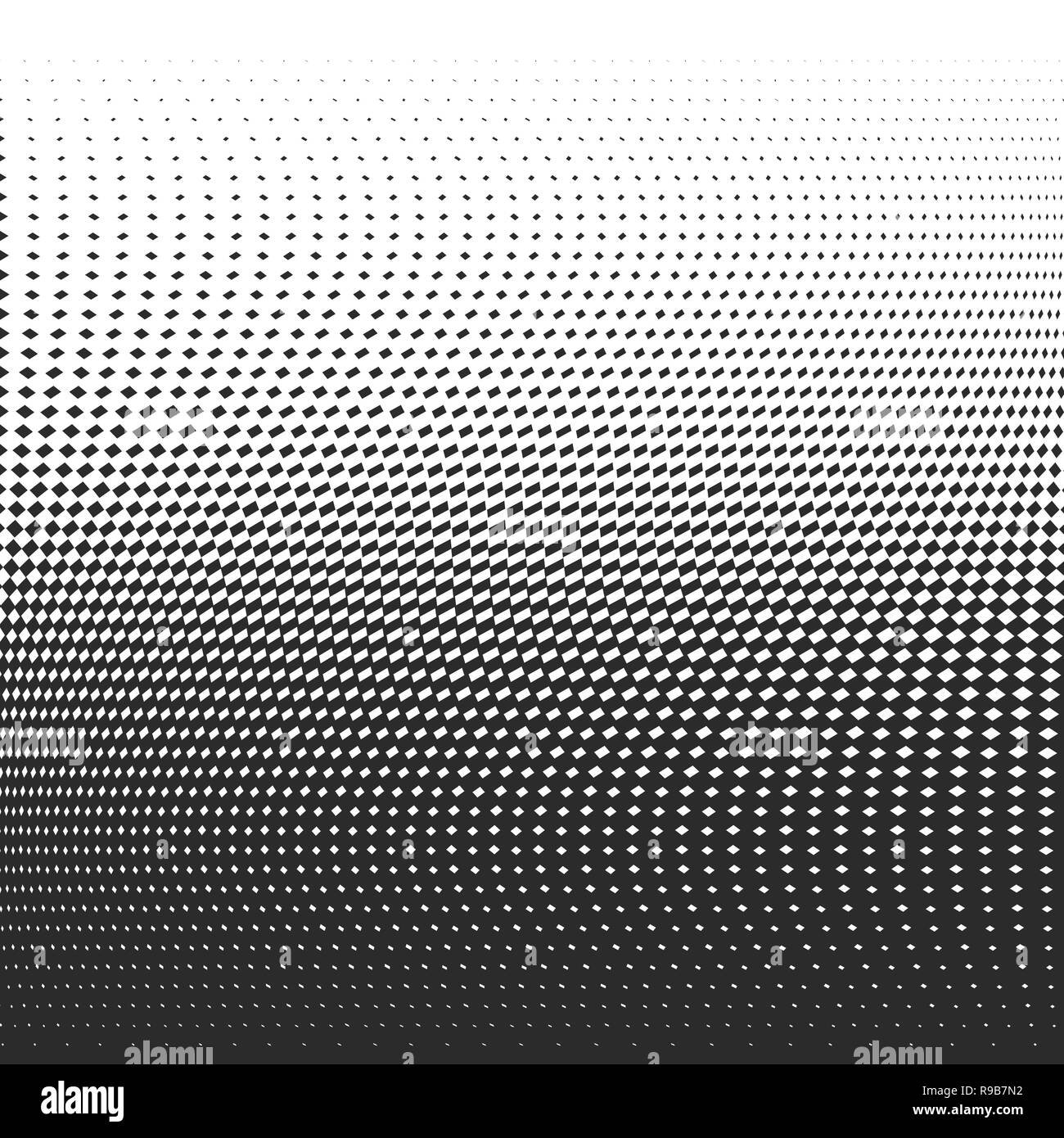 Points noirs sur fond blanc. Vector illustration. Résumé fond avec effet de points de trame. Illustration de Vecteur