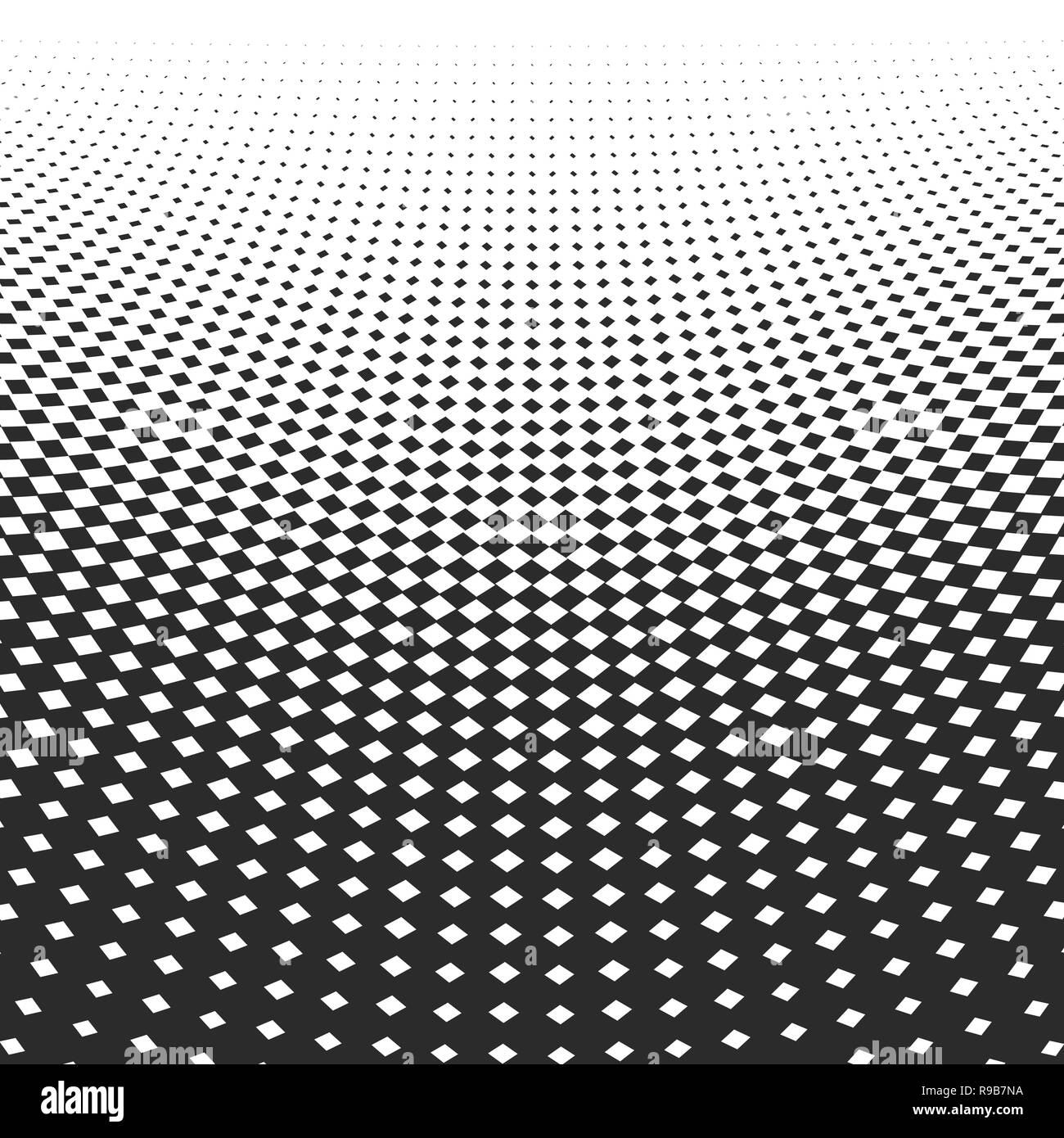 Points noirs sur fond blanc. Vector illustration. Résumé fond avec effet de points de trame. Illustration de Vecteur