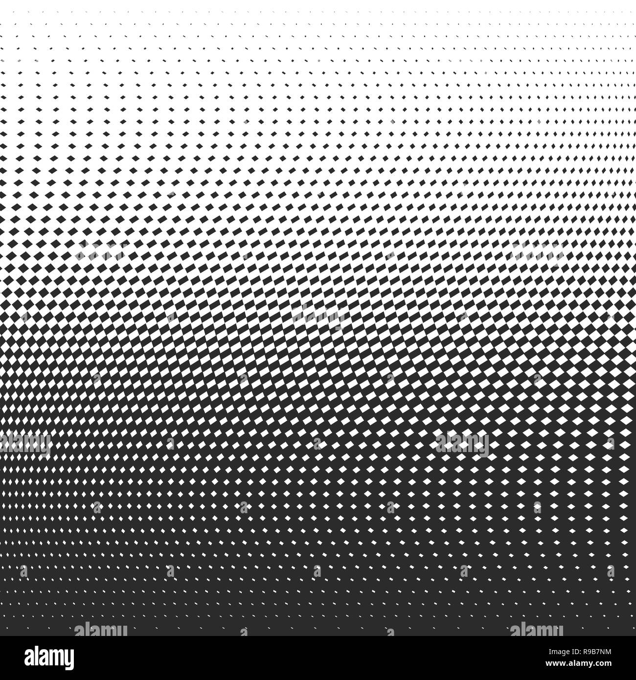Points noirs sur fond blanc. Vector illustration. Résumé fond avec effet de points de trame. Illustration de Vecteur