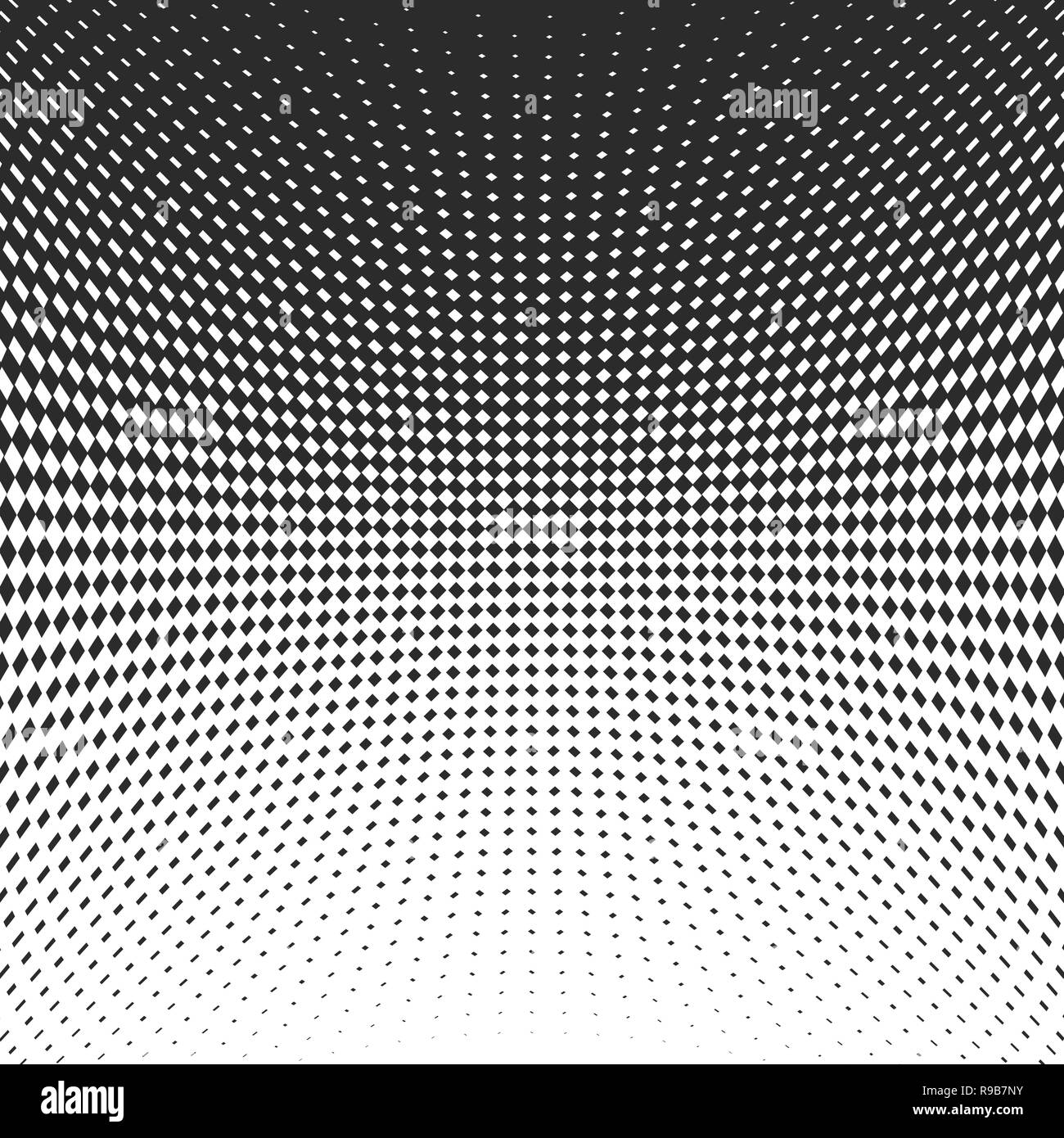 Points noirs sur fond blanc. Vector illustration. Résumé fond avec effet de points de trame. Illustration de Vecteur