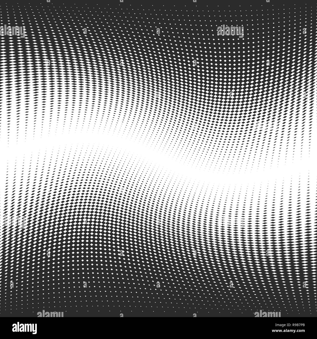 Points noirs sur fond blanc. Vector illustration. Résumé fond avec effet de points de trame. Illustration de Vecteur