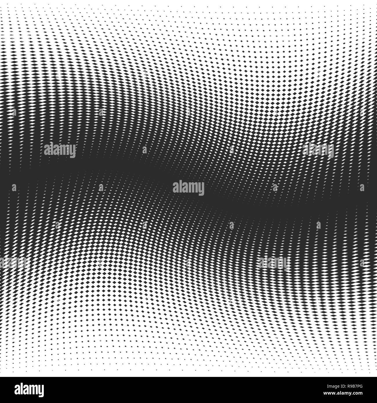 Points noirs sur fond blanc. Vector illustration. Résumé fond avec effet de points de trame. Illustration de Vecteur