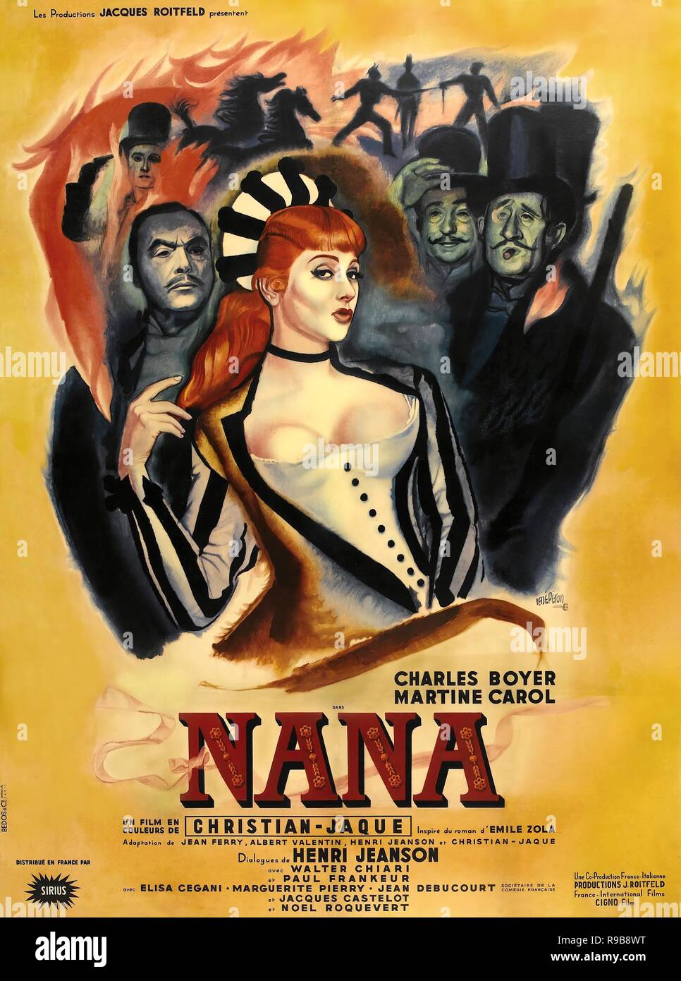 Film Original title : NANA. Titre en anglais : NANA. Année : 1955. Directeur : CHRISTIAN-JAQUE. Credit : ROITFELD-CIGNO/TIMES / Album Banque D'Images