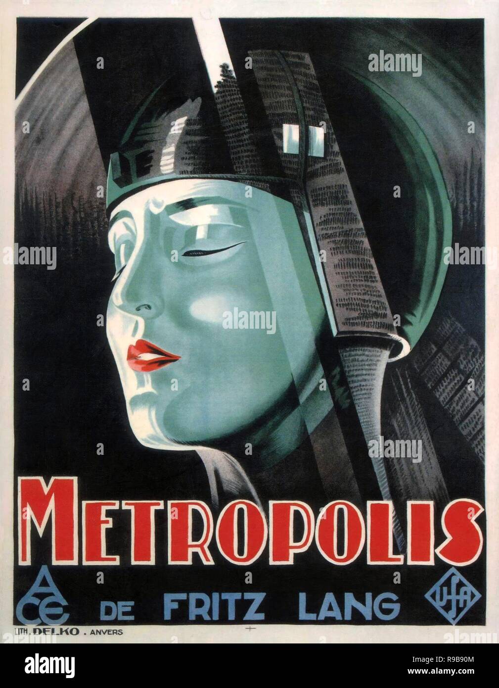 Titre original : METROPOLIS. Titre en anglais : METROPOLIS. Année : 1927. Directeur : FRITZ LANG. Credit : U.F.A / Album Banque D'Images