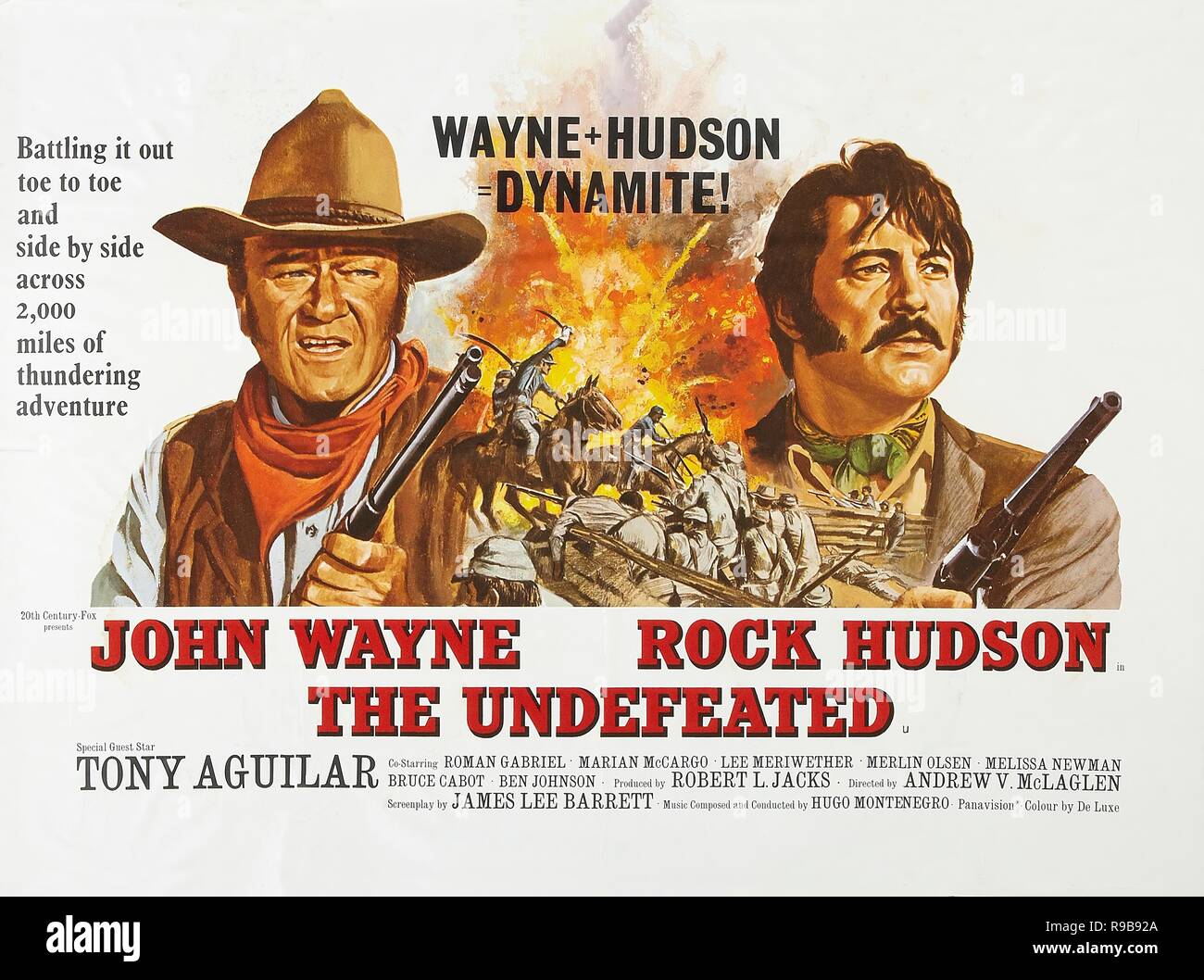 Film Original Titre : L'invaincu. Titre en anglais : L'invaincu. Année : 1969. Directeur : Andrew C. MCLAGLEN. Crédit : 20TH CENTURY FOX / Album Banque D'Images