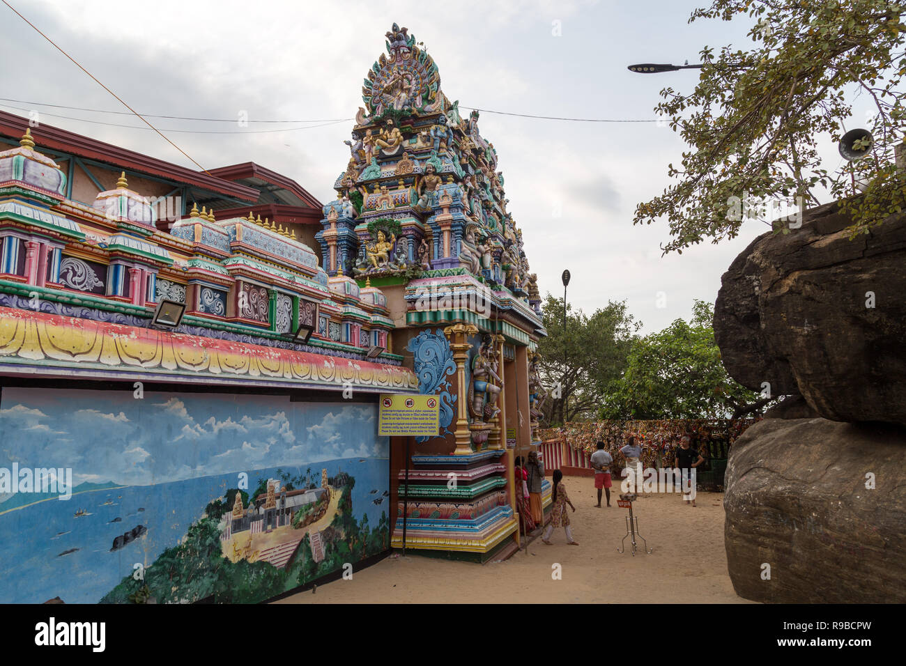 Koneswaram Temple à Trincomalee, Sri Lanka Banque D'Images