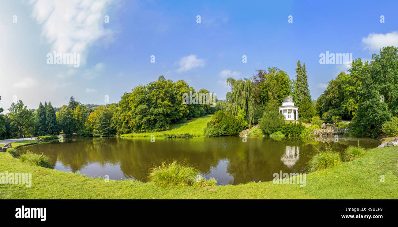 Le parc Bergpark Wilhelmshöhe, Kassel, Allemagne Banque D'Images