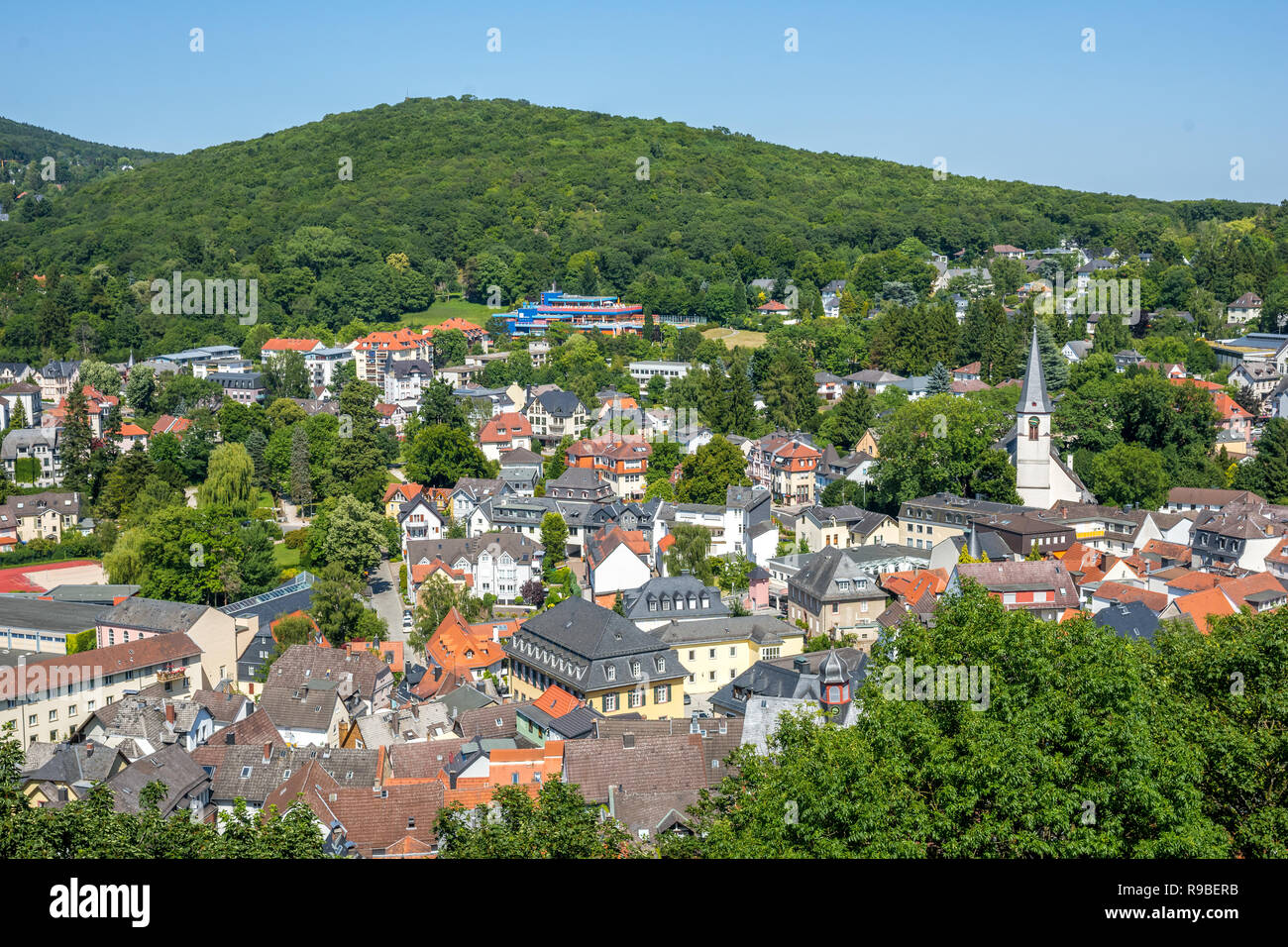 Vue sur KELKHEIM (Taunus), Allemagne Banque D'Images