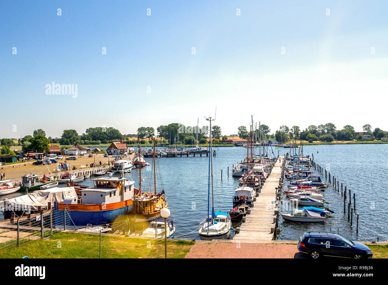 L'île de Poel, Marina, Allemagne Banque D'Images