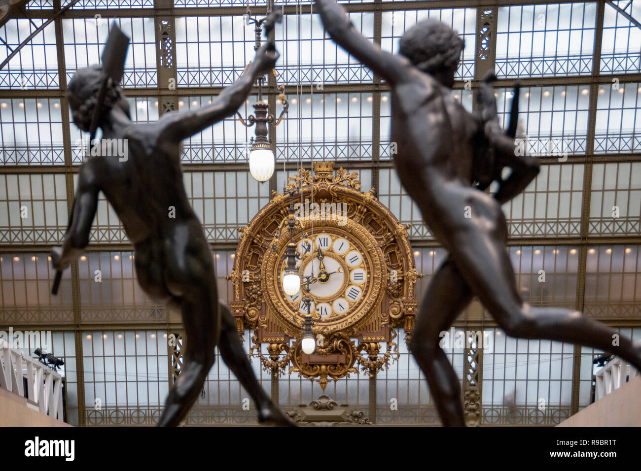 France. Paris (75), 7ème arrondissement. Musée d'Orsay. Horloge Banque D'Images