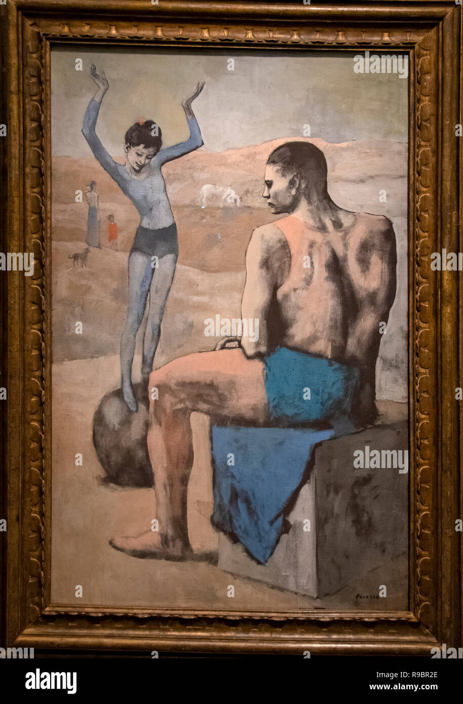 La France. Paris (75), 7e arrondissement. Musée d'Orsay. Exposition Picasso. Acrobat 'Ball', 1905 Banque D'Images
