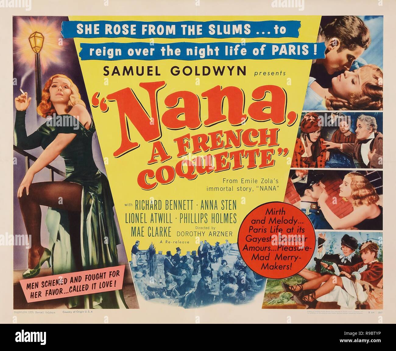 Film Original title : NANA. Titre en anglais : NANA. Année : 1934. Directeur : DOROTHY ARZNER. Credit : GOLDWYN/United Artists / Album Banque D'Images