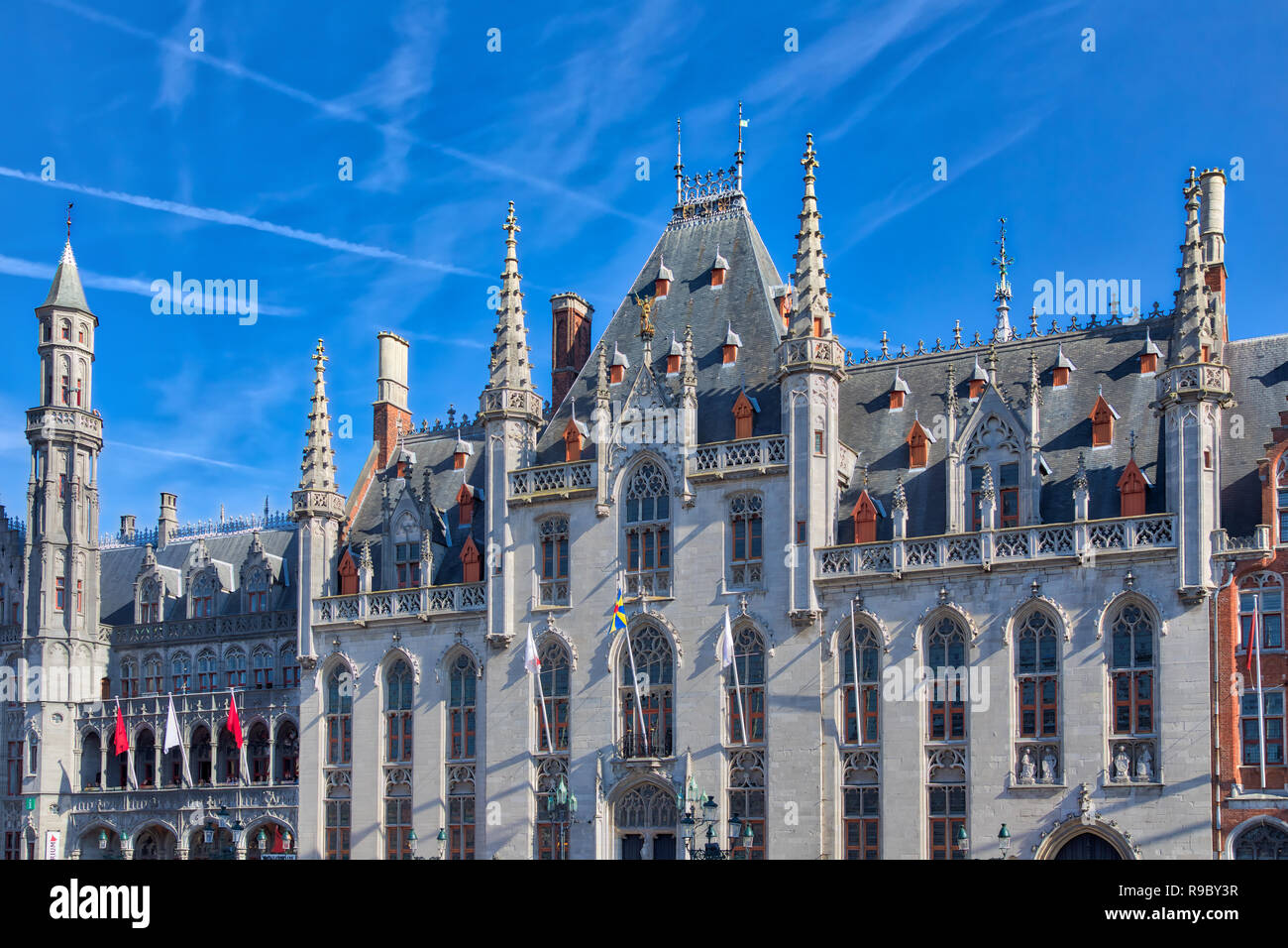 Square à Bruges, Belgique Banque D'Images Square à Bruges, Belgique Banque D'Images