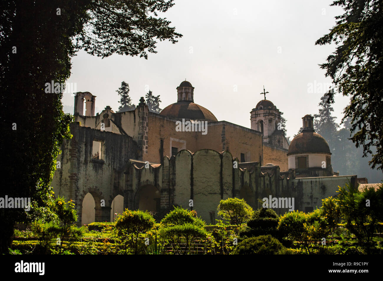 L'Ex Convento del Desierto de los Leones à Mexico City, Mexique Banque D'Images