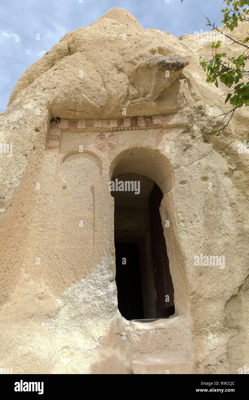 Turquie La Cappadoce est situé à Göreme eglises sont le premier parc national Banque D'Images