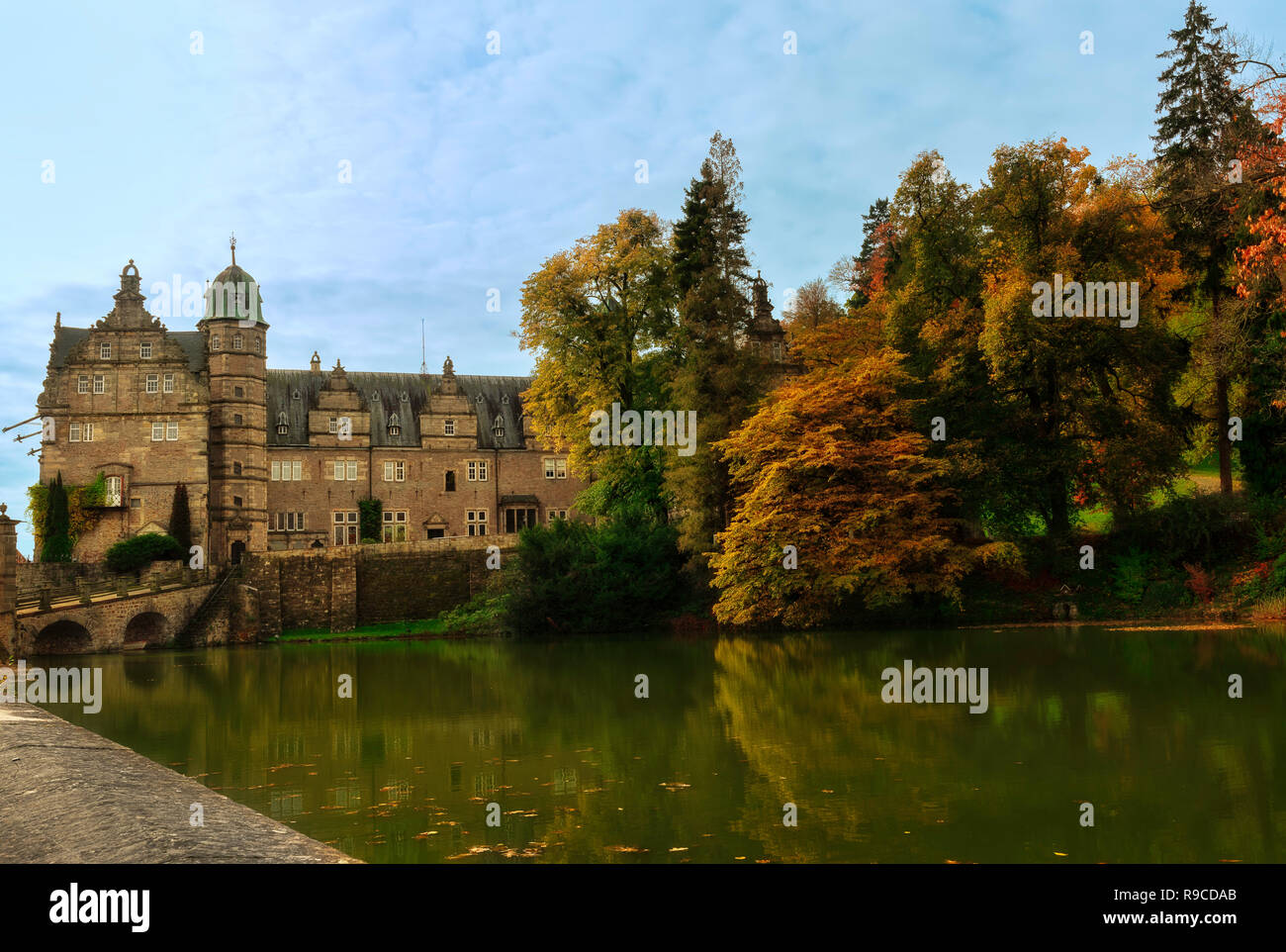 Hamelschenburg Château, Hamelin, Basse-Saxe, Allemagne Banque D'Images