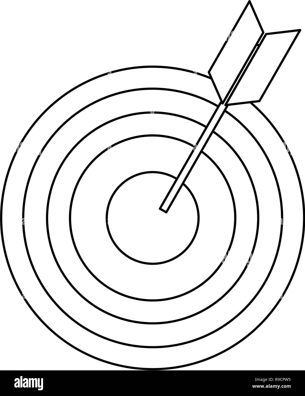 Symbole De Flechettes Cible En Noir Et Blanc Image Vectorielle Stock Alamy Symbole De Flechettes Cible En Noir Et Blanc Image Vectorielle Stock Alamy