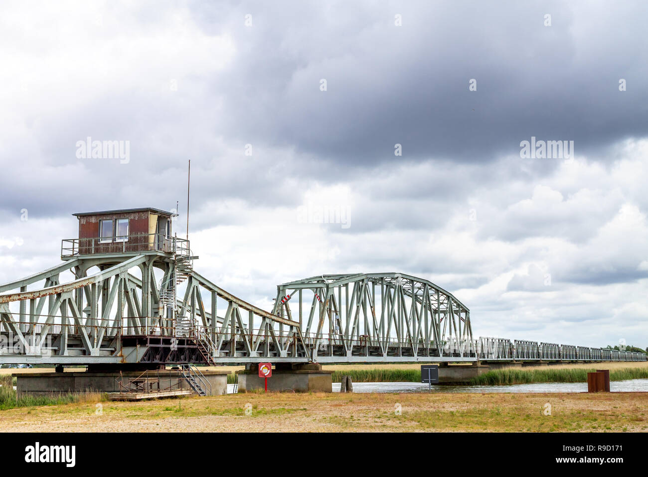 Pont de Meiningen, Zingst, Allemagne Banque D'Images