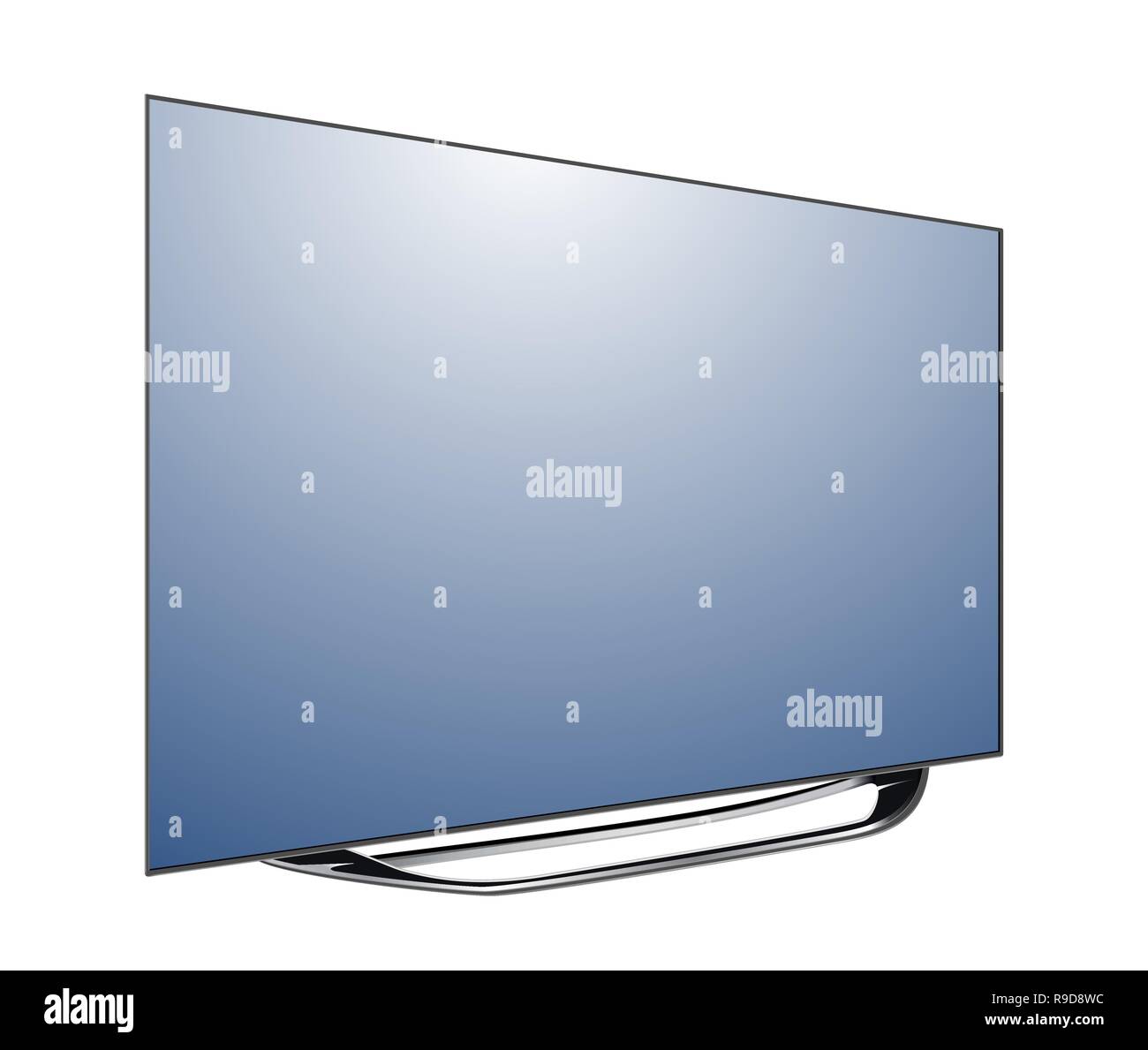 Télévision écran plat lcd led vector illustration Illustration de Vecteur