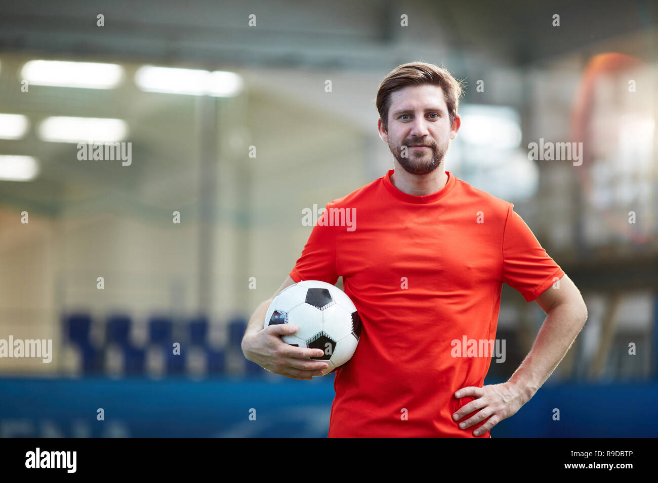 Joueur de foot Banque D'Images