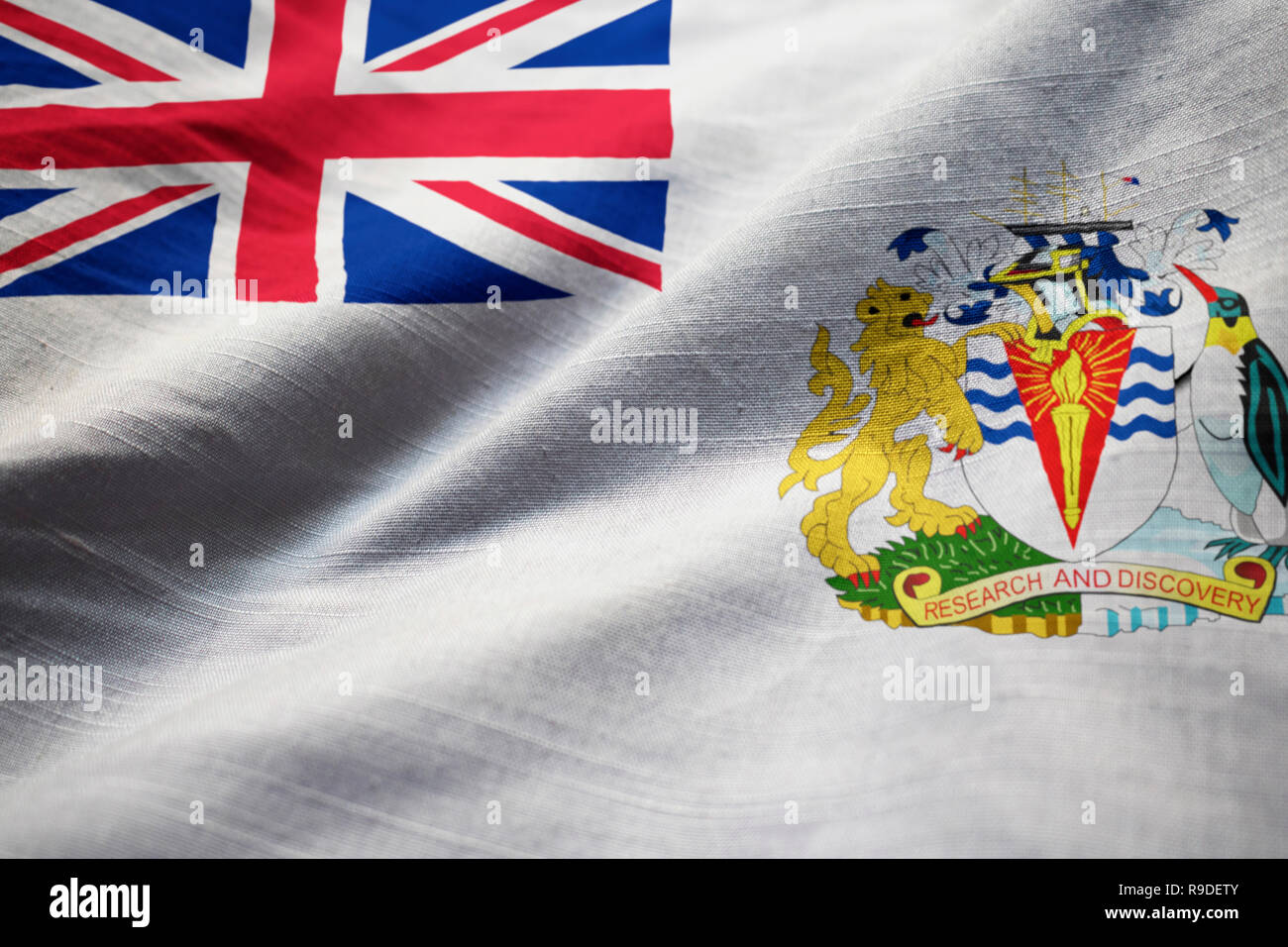 Bandera Territorio Antártico Británico - Gran Tamaño, Calidad Premium, Para Decoración O Representación