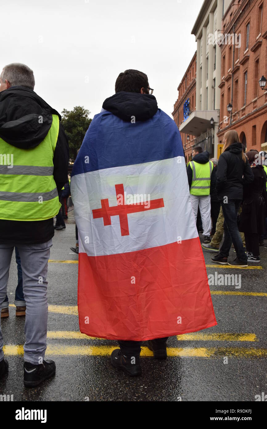 Toulouse France 22 Décembre 2018 De Graves Affrontements