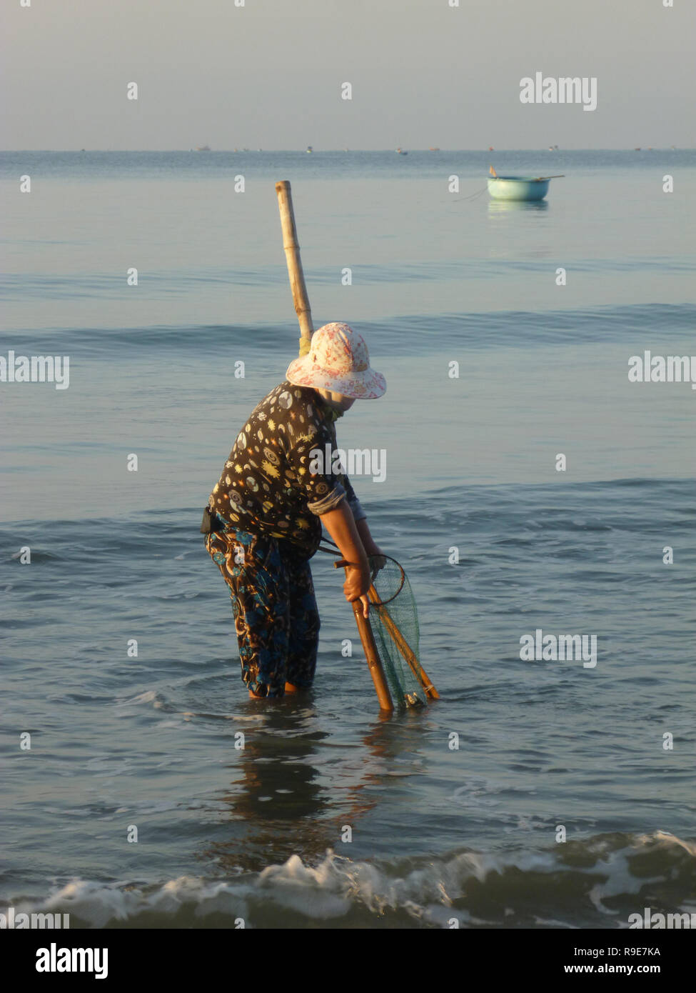 Vietnam - Pêche à Phan Thiet Banque D'Images