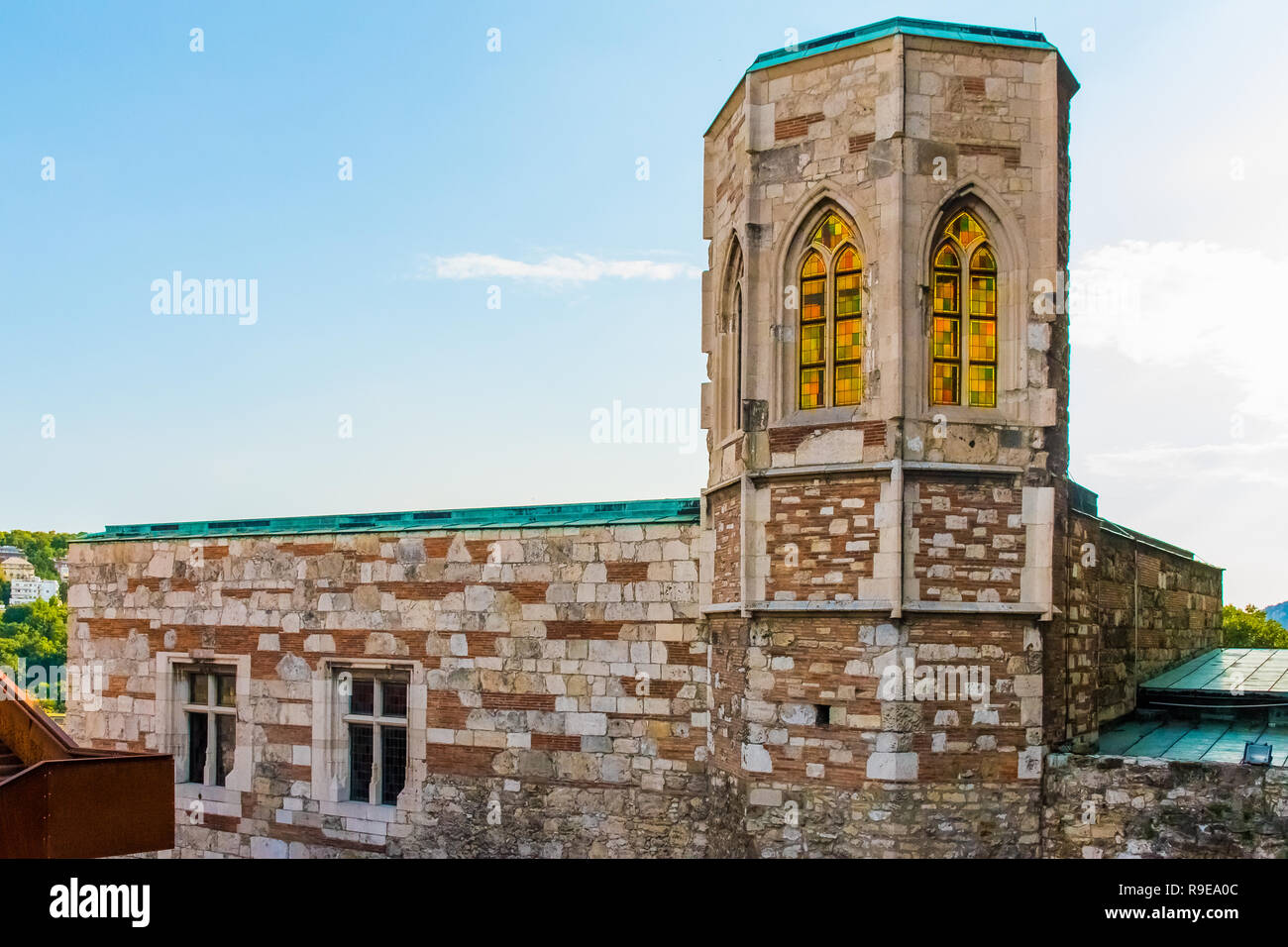 Bâtiment principal du Château Royal de Budapest, Budapest, Hongrie Banque D'Images