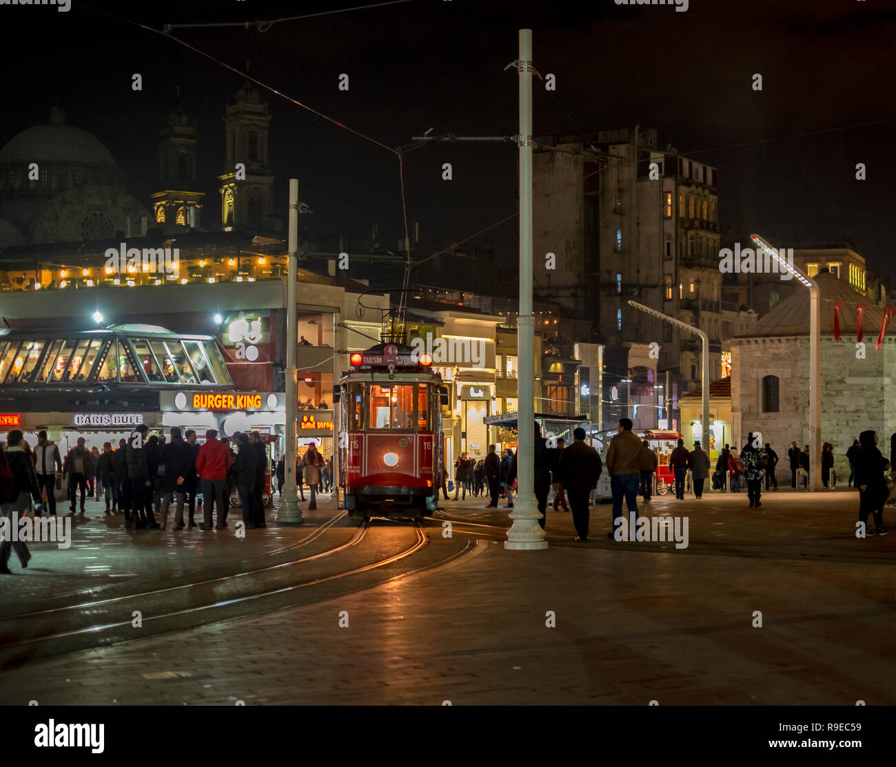 Place Taksim. Istanbul, Turquie Banque D'Images