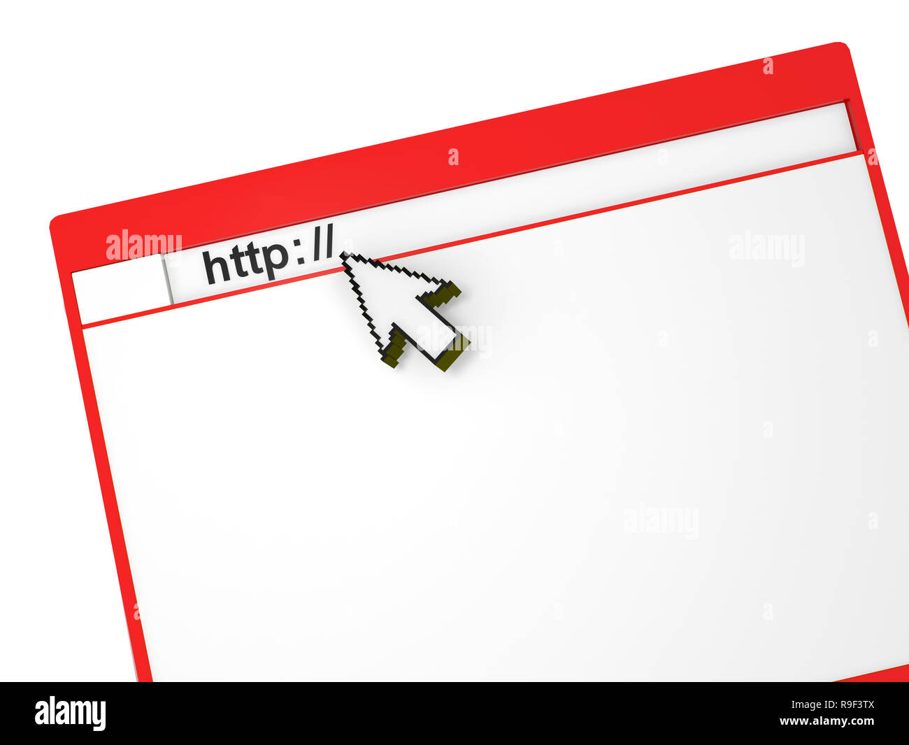 Http,souris,surfer sur internet Banque D'Images