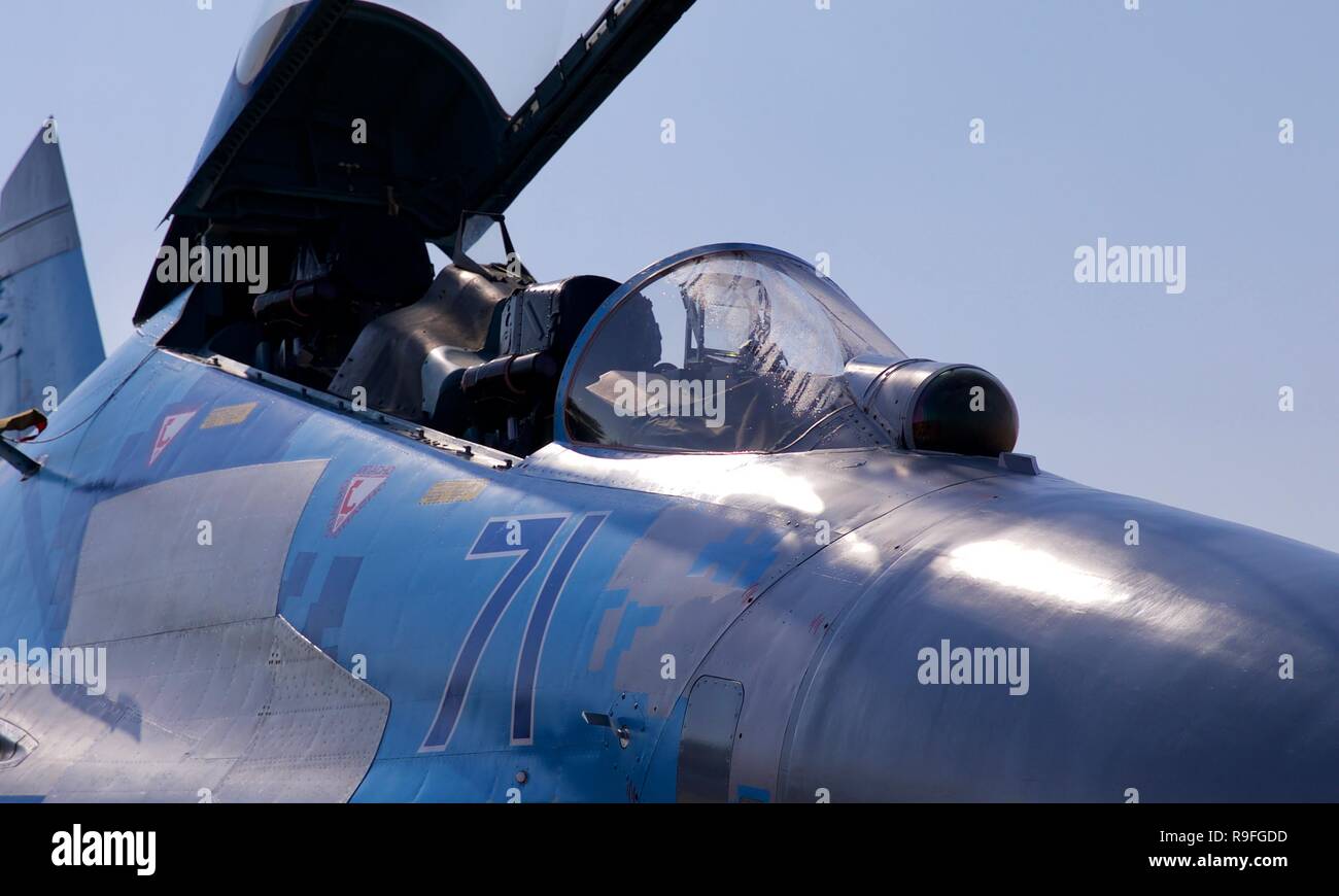 Sukhoi Su27 FLANKER, armée de l'air ukrainienne, à l'affiche au Royal