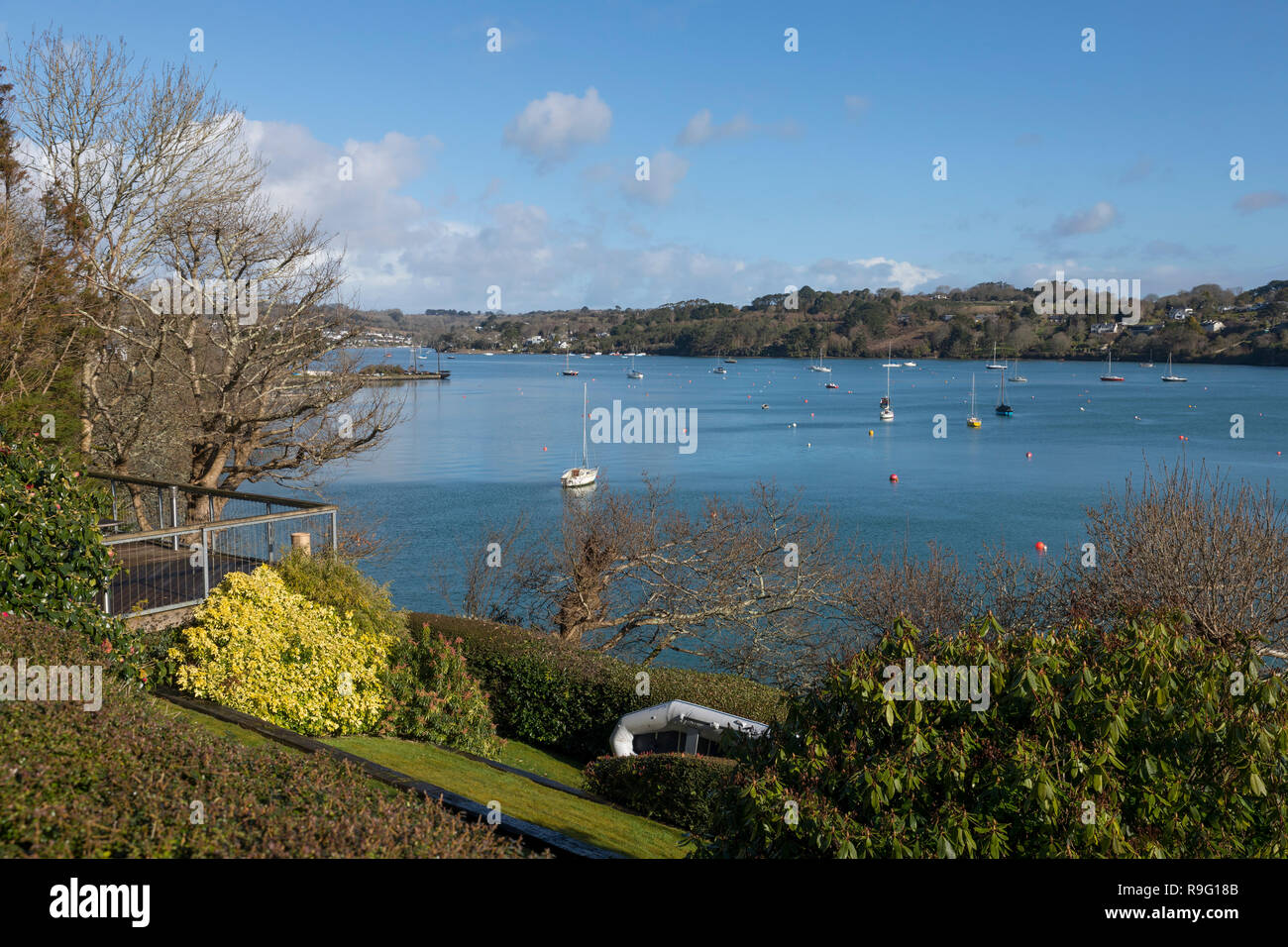 Restronguet Creek ; rivière Fal, Cornwall, UK Banque D'Images