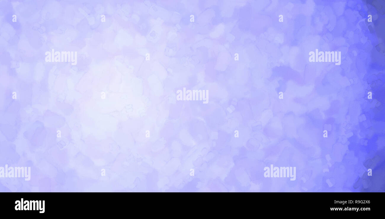Blanc bleu aquarelle background. Illustration numérique couleur simulant la texture du papier à aquarelle véritable. Banque D'Images