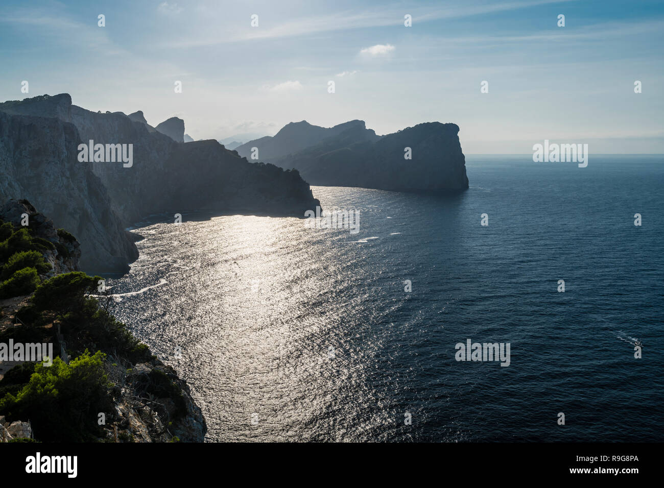 Mallorca Aussichtspunkt Cap Formentor, Majorque Vue Cap Formentor Banque D'Images