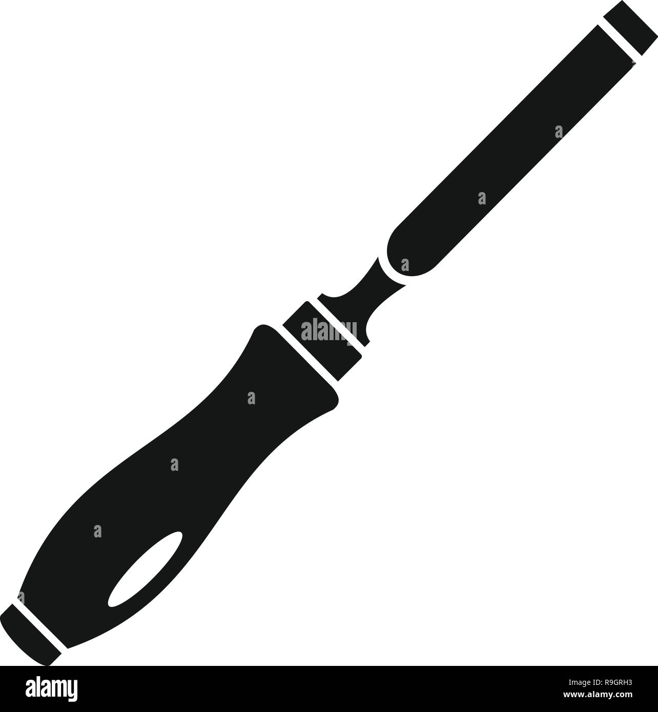 L'icône de battes en métal. Simple illustration metal rasp icône vecteur pour la conception web isolé sur fond blanc Illustration de Vecteur