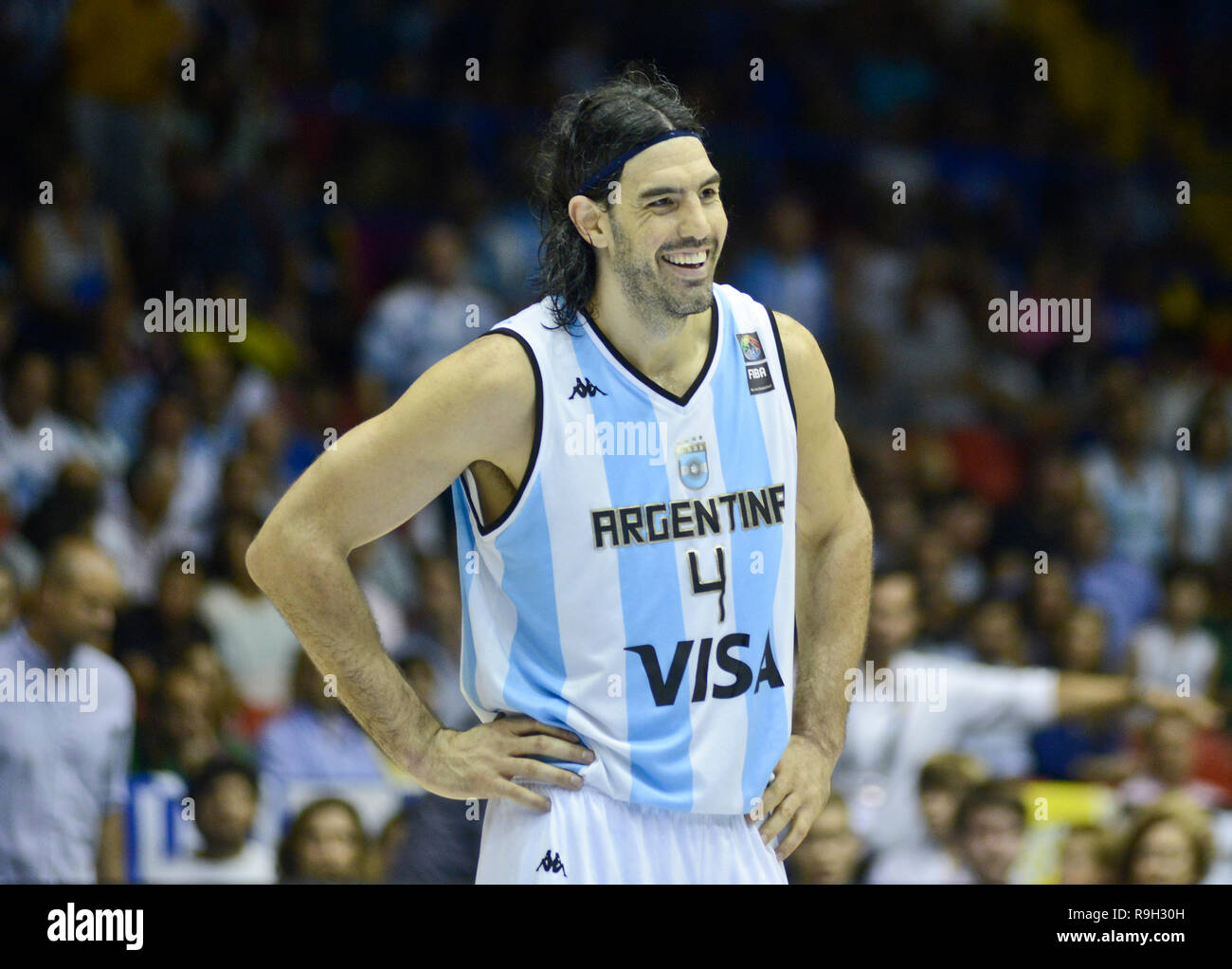 Luis Scola. L'Argentine Équipe nationale de basket-ball. Coupe du Monde de  Basket-ball de la FIBA, l'Espagne 2014 Photo Stock - Alamy