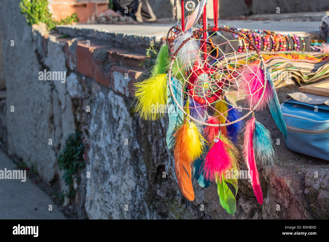 Dreamcatcher colorés Banque D'Images