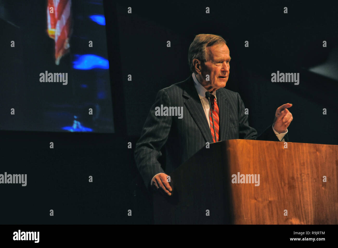 Le président H.W. Bush, 41e président des USA Banque D'Images