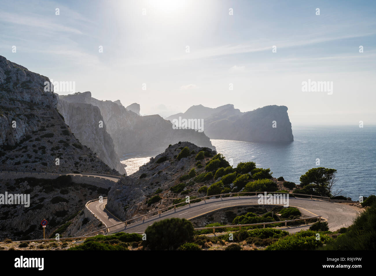 Mallorca Aussichtspunkt Cap Formentor, Majorque Vue Cap Formentor Banque D'Images