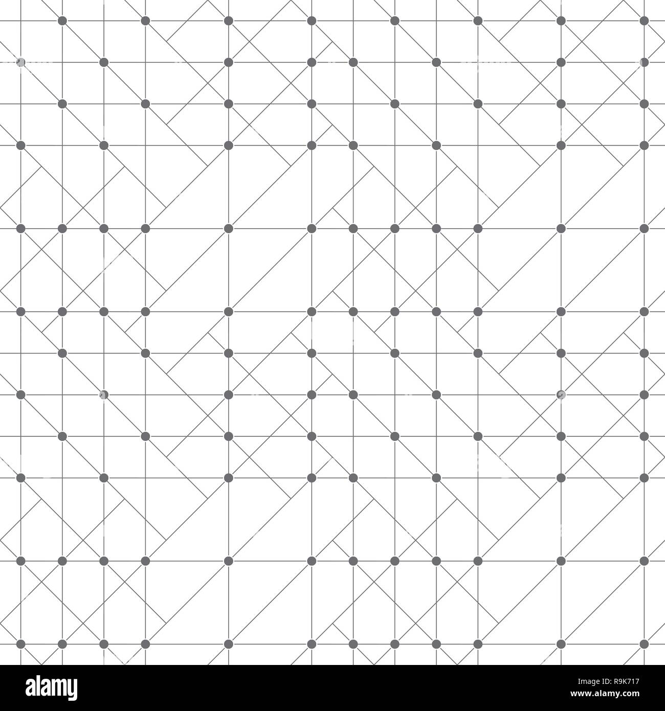 Modèle sans couture. Résumé Contexte géométrique. La texture originale techno linéaire avec la répétition des lignes fines, des points. Élément du vecteur du concept d'entreprise Illustration de Vecteur